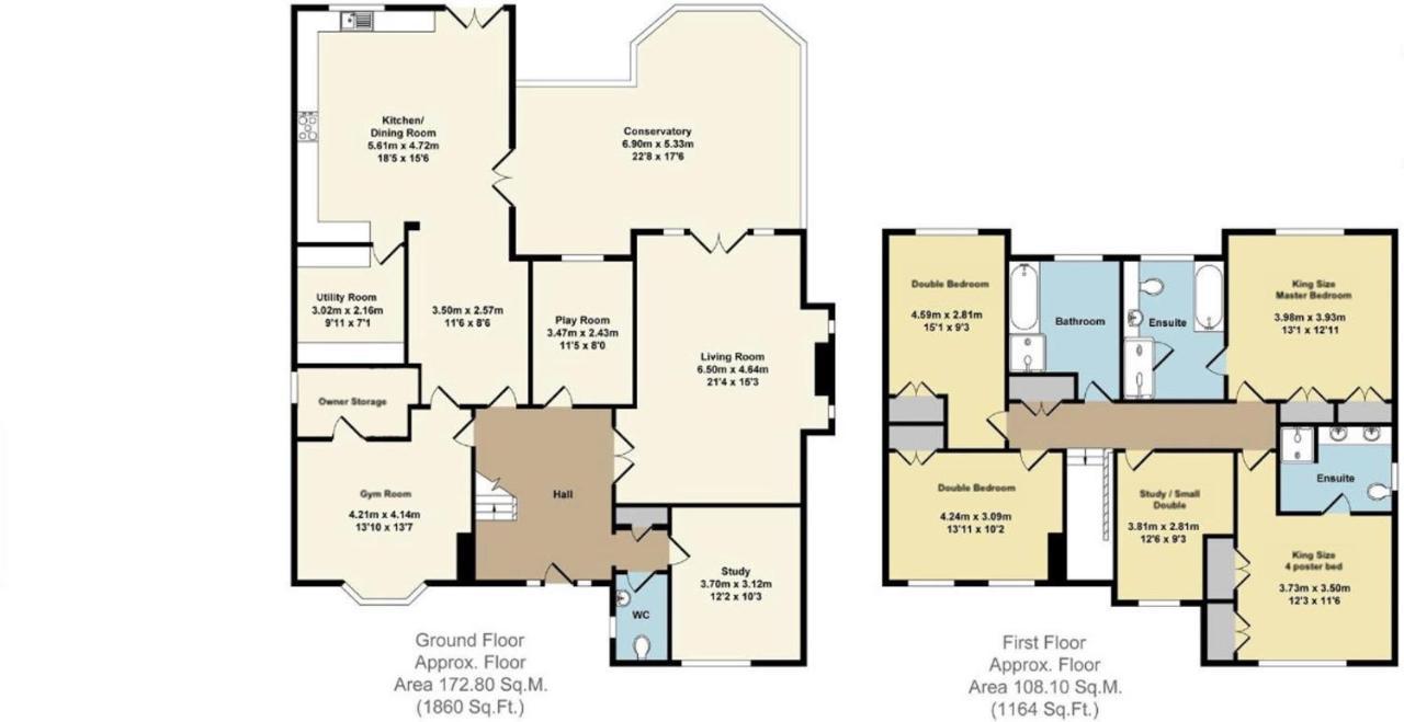 5 Bedroom 4 Bathroom Gym Playroom Country Home 利明顿 外观 照片